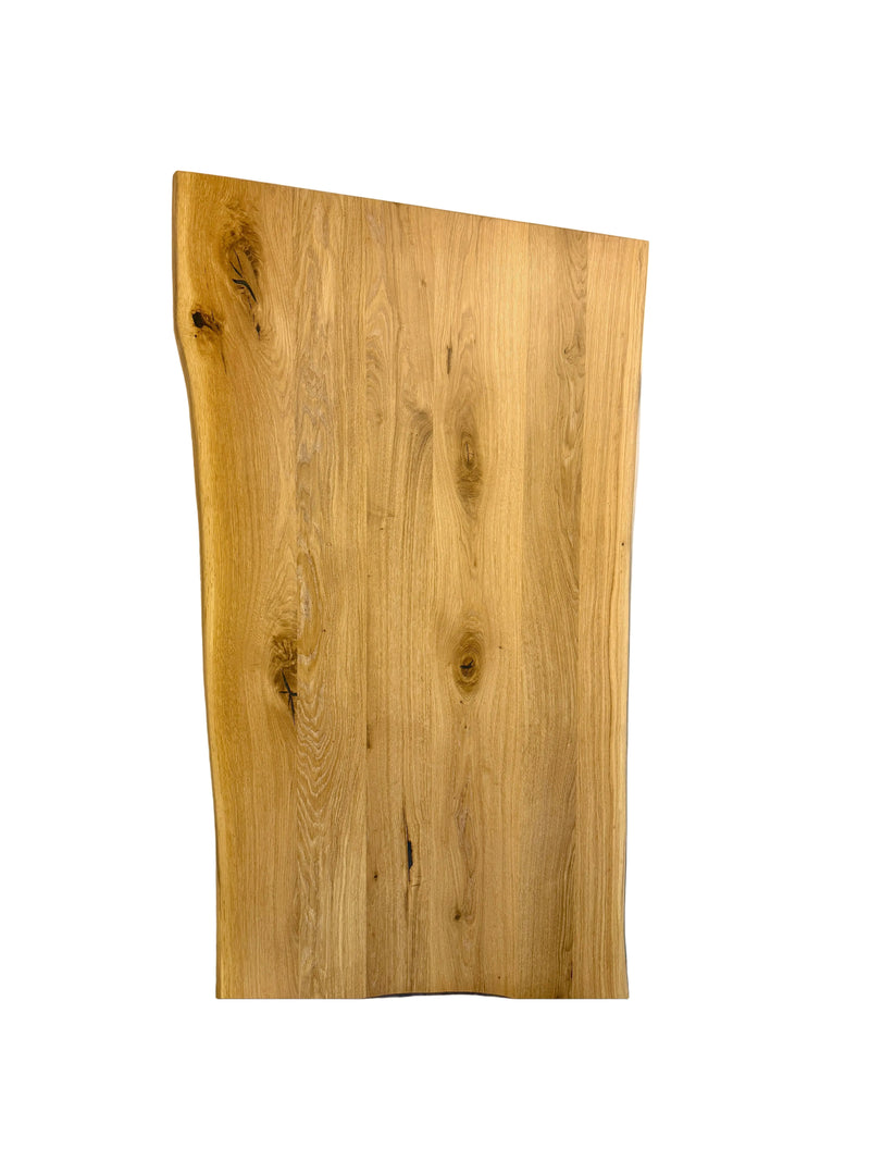 Esstischplatte Düsseldorf Eiche massiv 160 bis 240 in 3 cm Dicke Holz naturel geölt