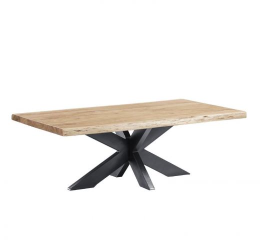 Baumstamm Couchtisch Live Edge Natur Mangoholz 120 cm