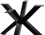 Lade das Bild in den Galerie-Viewer, Alex Spider Metall Gestell schwarz lackiert für Tischplatten bis 200 cm 2
