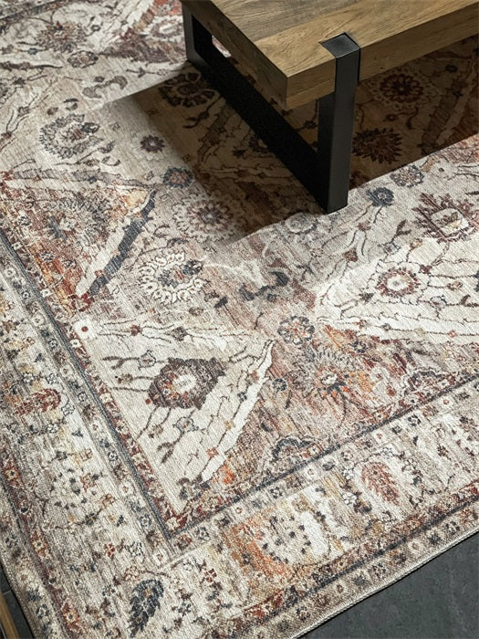 Teppich Vintage beige-hellbraun Multicolor in 2 Größen