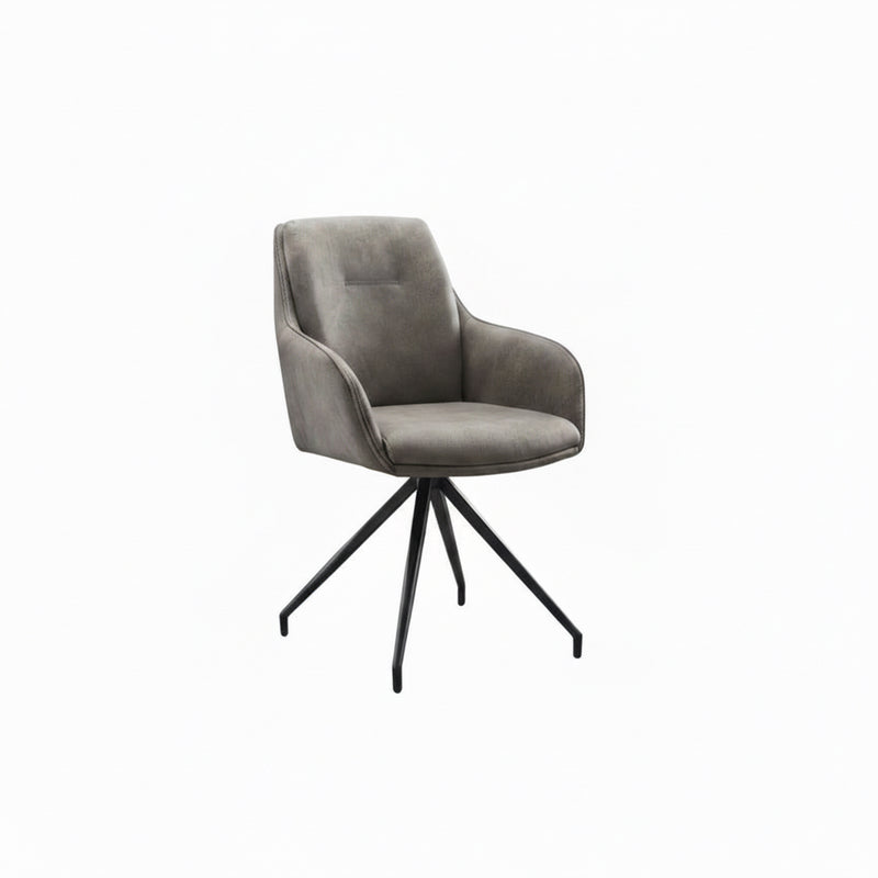 Drehbarer Esszimmer Stuhl Tina in 6 Farben Taupe Grün Anthrazit Beige Grau