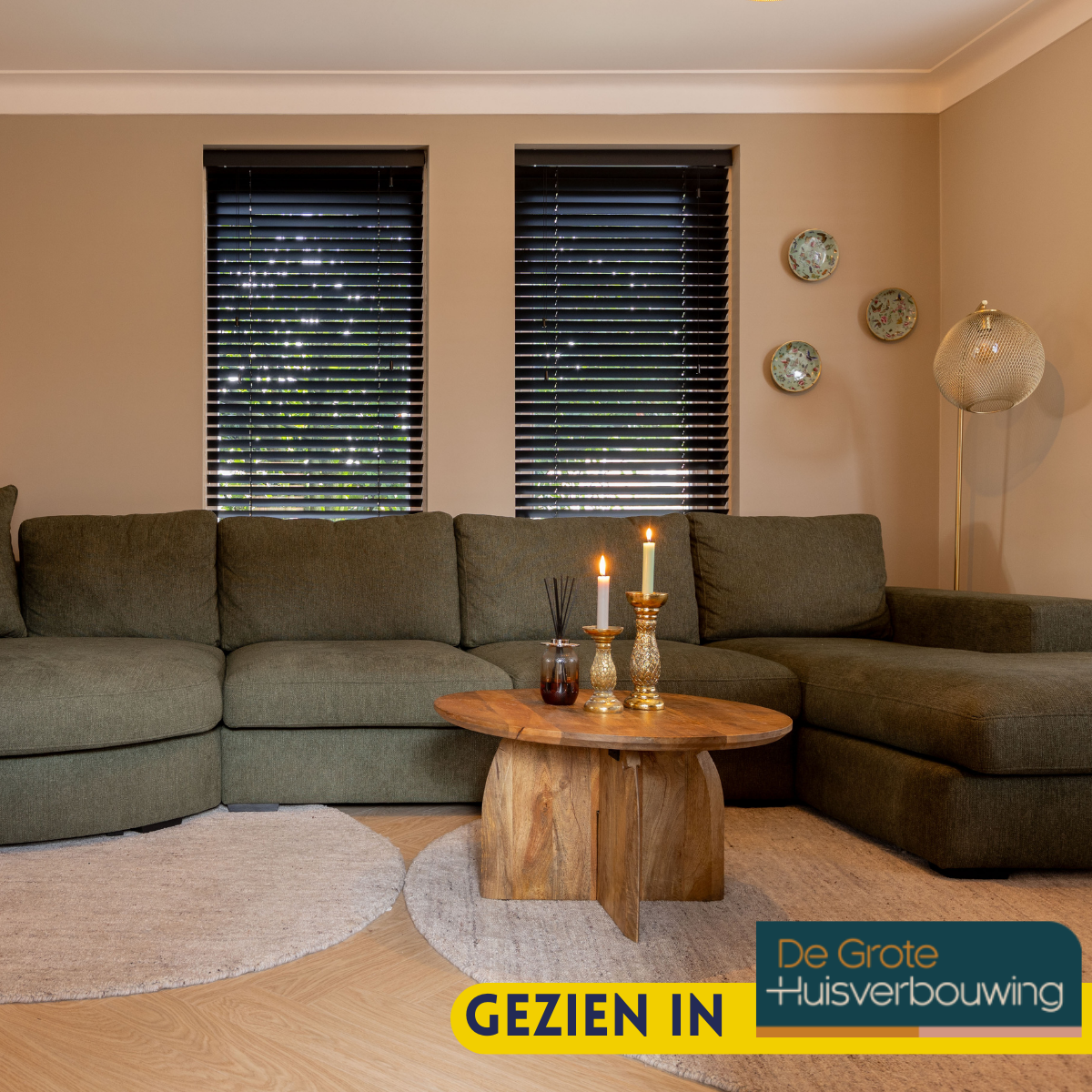 Couchtisch rund Tense Natur Mangoholz in 2 Größen
