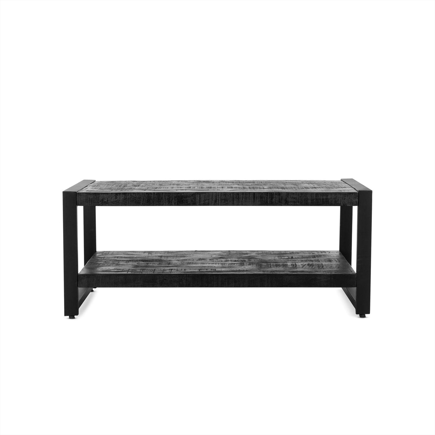 Britt Couchtisch Schwarz mit Legplank, 110 cm