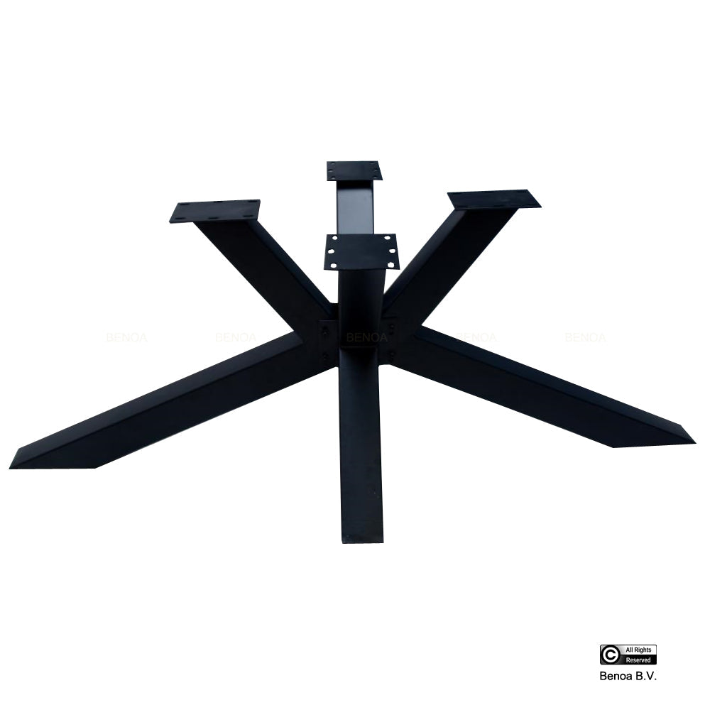 Kreuz-Tischgestell für Esstisch, 185 cm