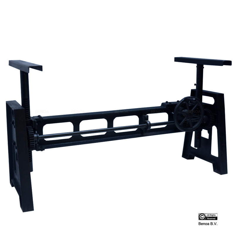Höhenverstellbares Tischgestell aus Gusseisen, 150 cm