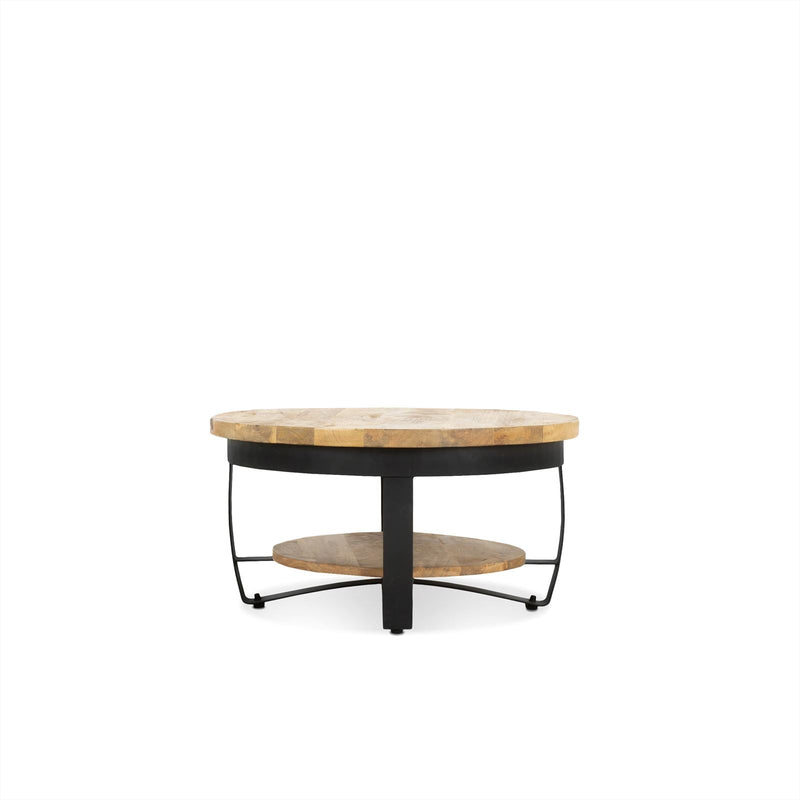 Paras Couchtisch mit Ablage, Ø65 cm
