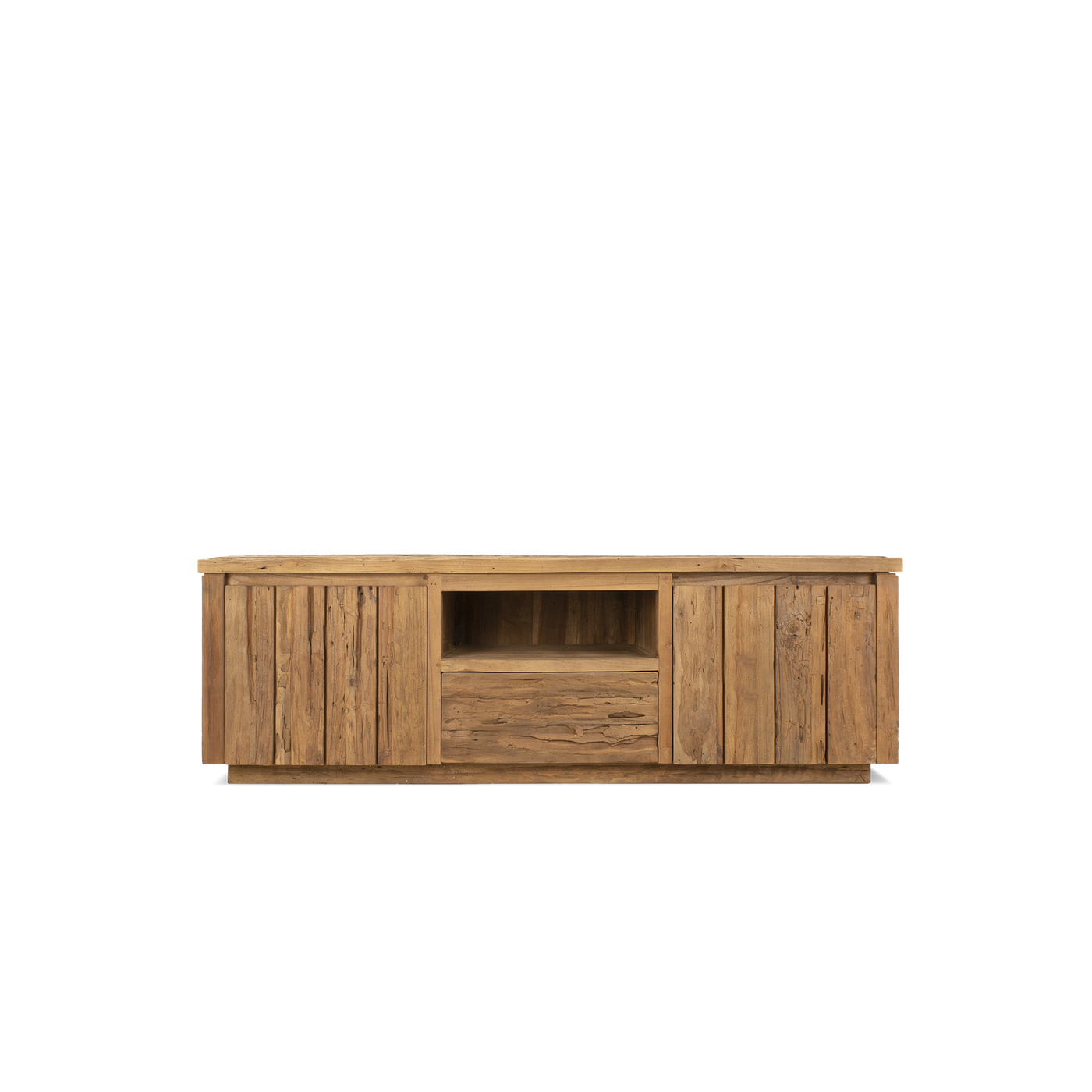 Bridge Lowboard aus recyceltem Teakholz