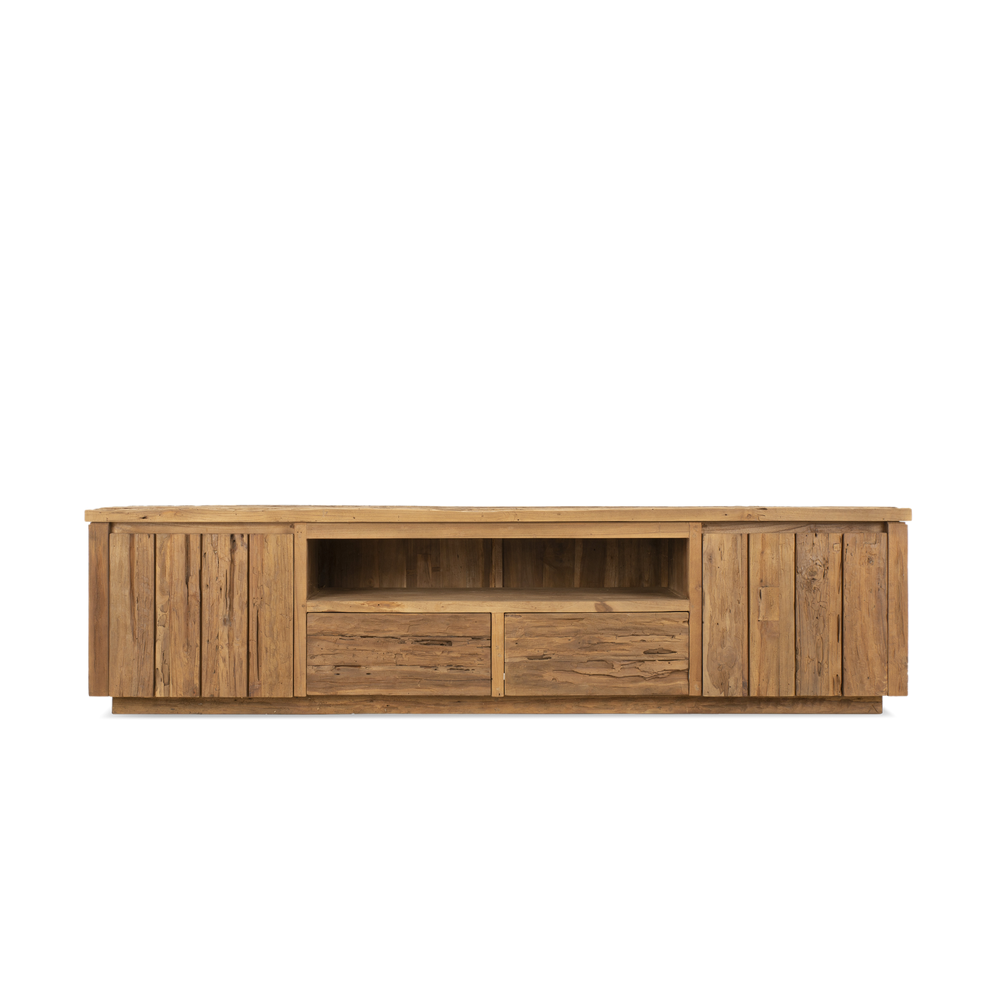 Bridge Lowboard aus recyceltem Teakholz