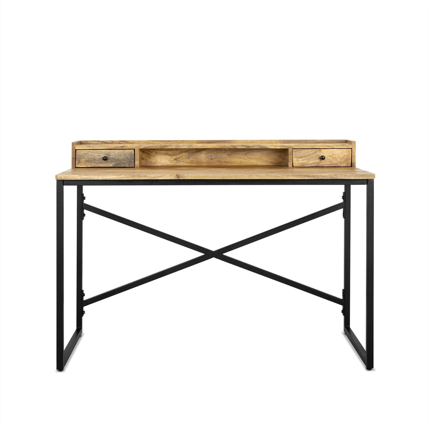 Schreibtisch mit 2 Schubladen, 120 cm