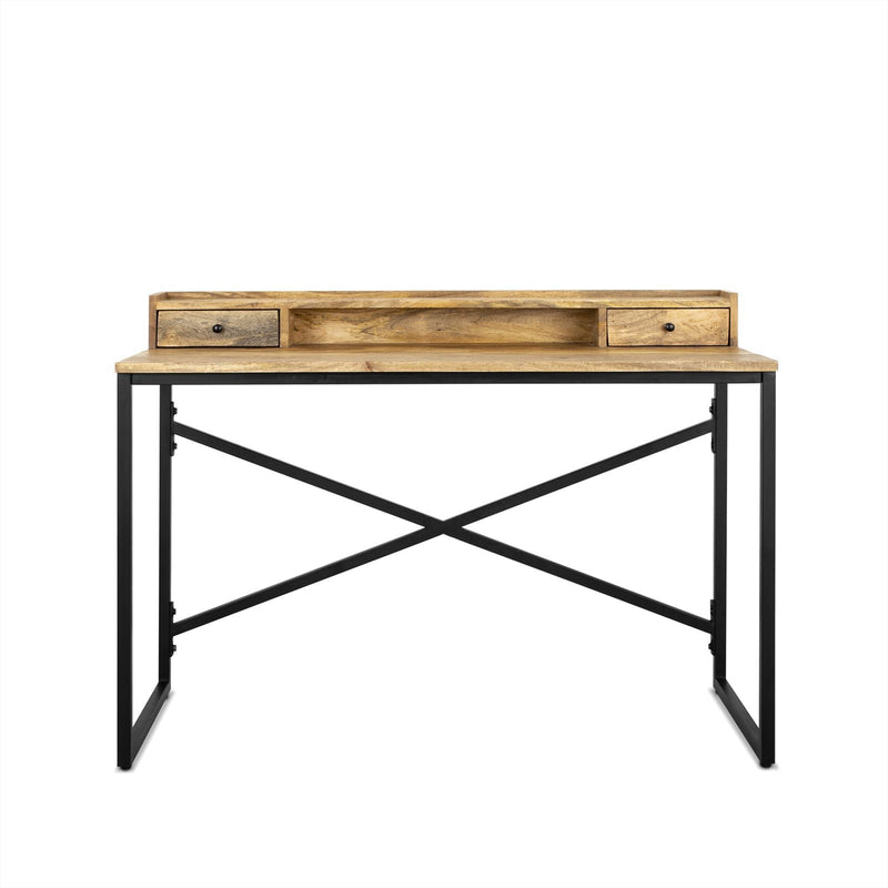 Schreibtisch mit 2 Schubladen, 120 cm