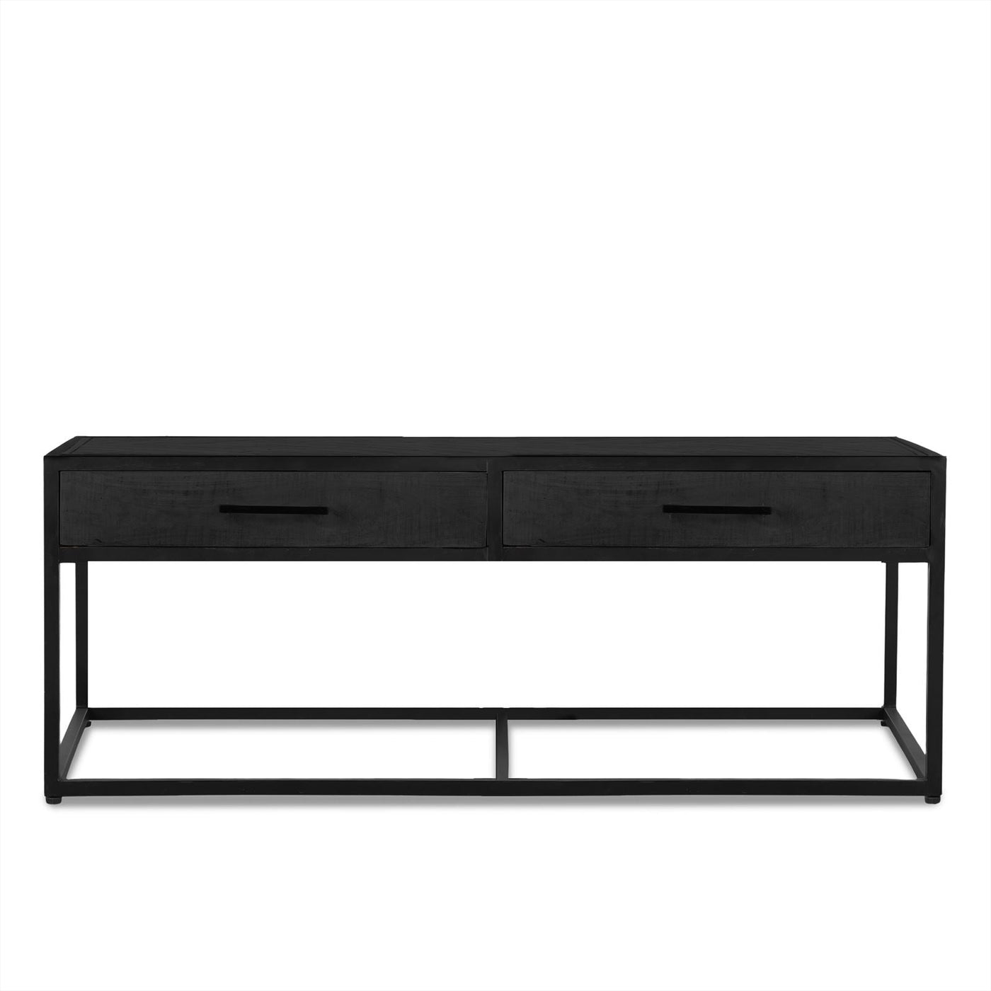 Jax Couchtisch Schwarz mit Schubladen, 120 cm