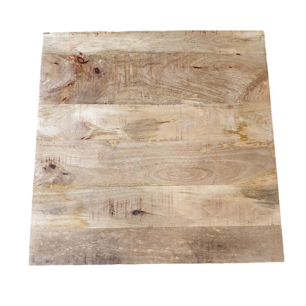 Horeca-Tischplatte Mangoholz, 80 x 80 cm