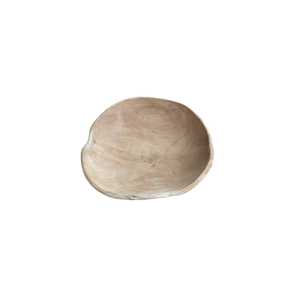 Teakholz-Schale, Ø50 cm
