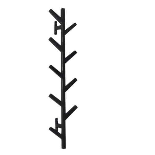Kleiderhaken Schwarz, 80 cm