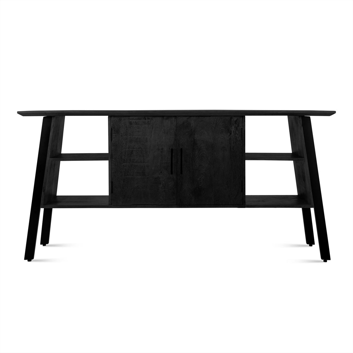 Berlin Kommode Schwarz, 175 cm