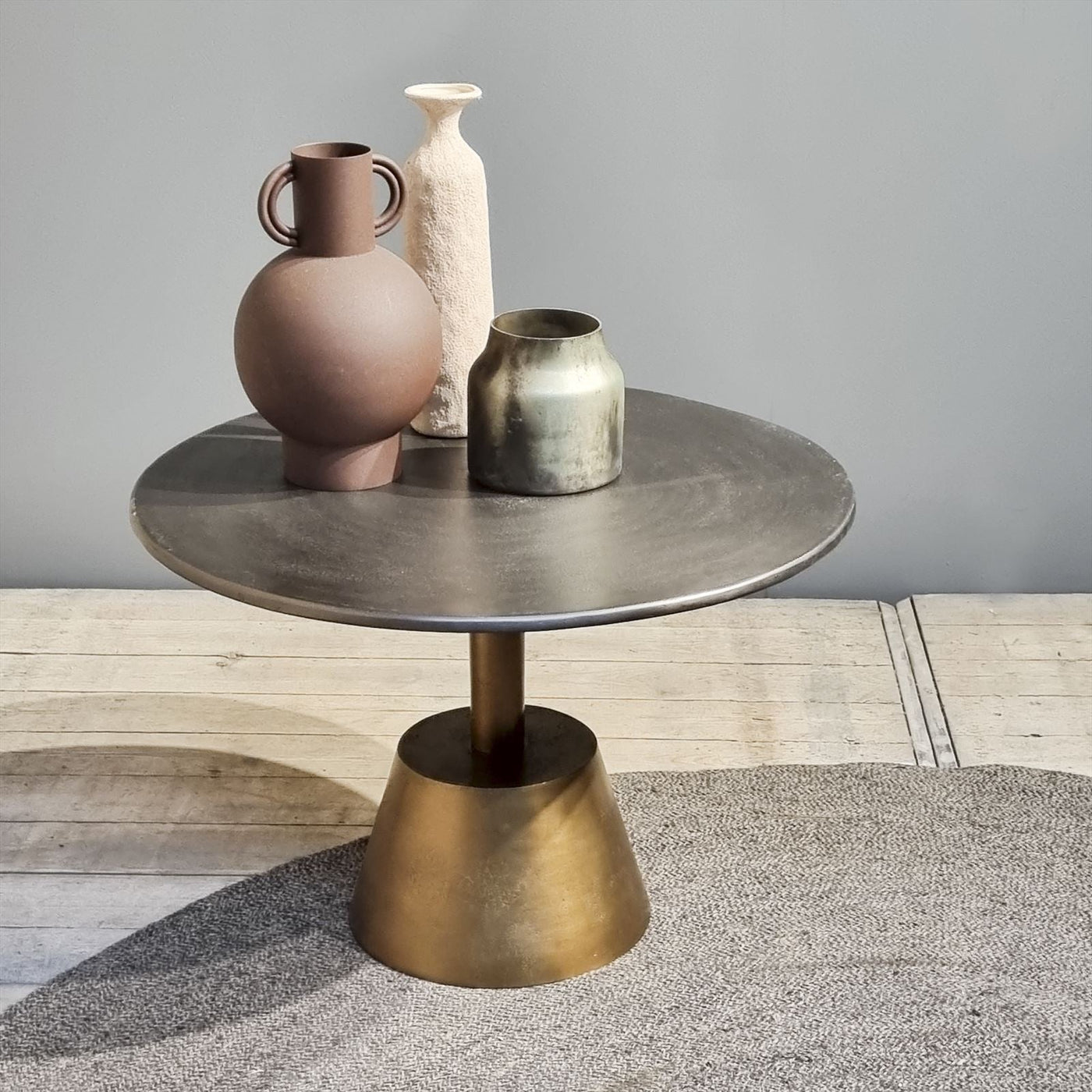 Kian Beistelltisch Gold-Silber