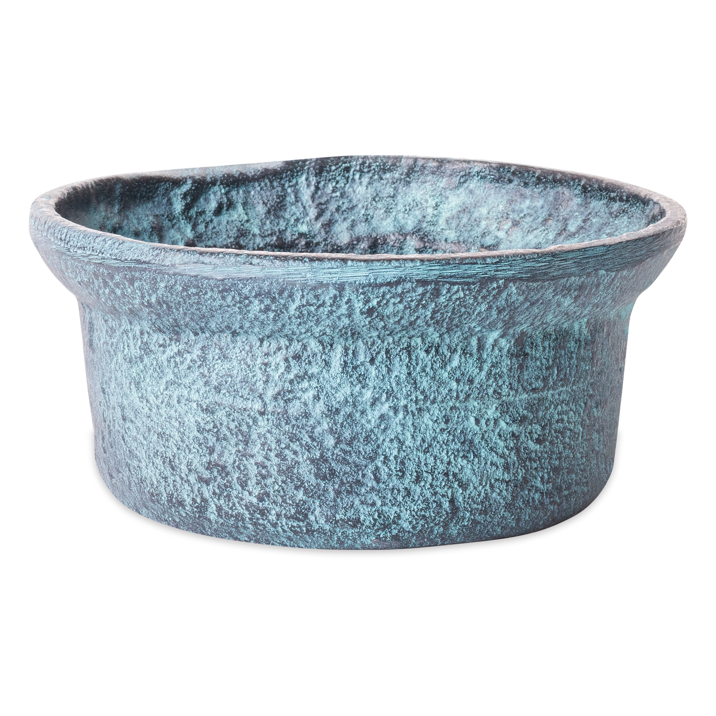 Dekoschale Blau-Patina, 14,5 cm