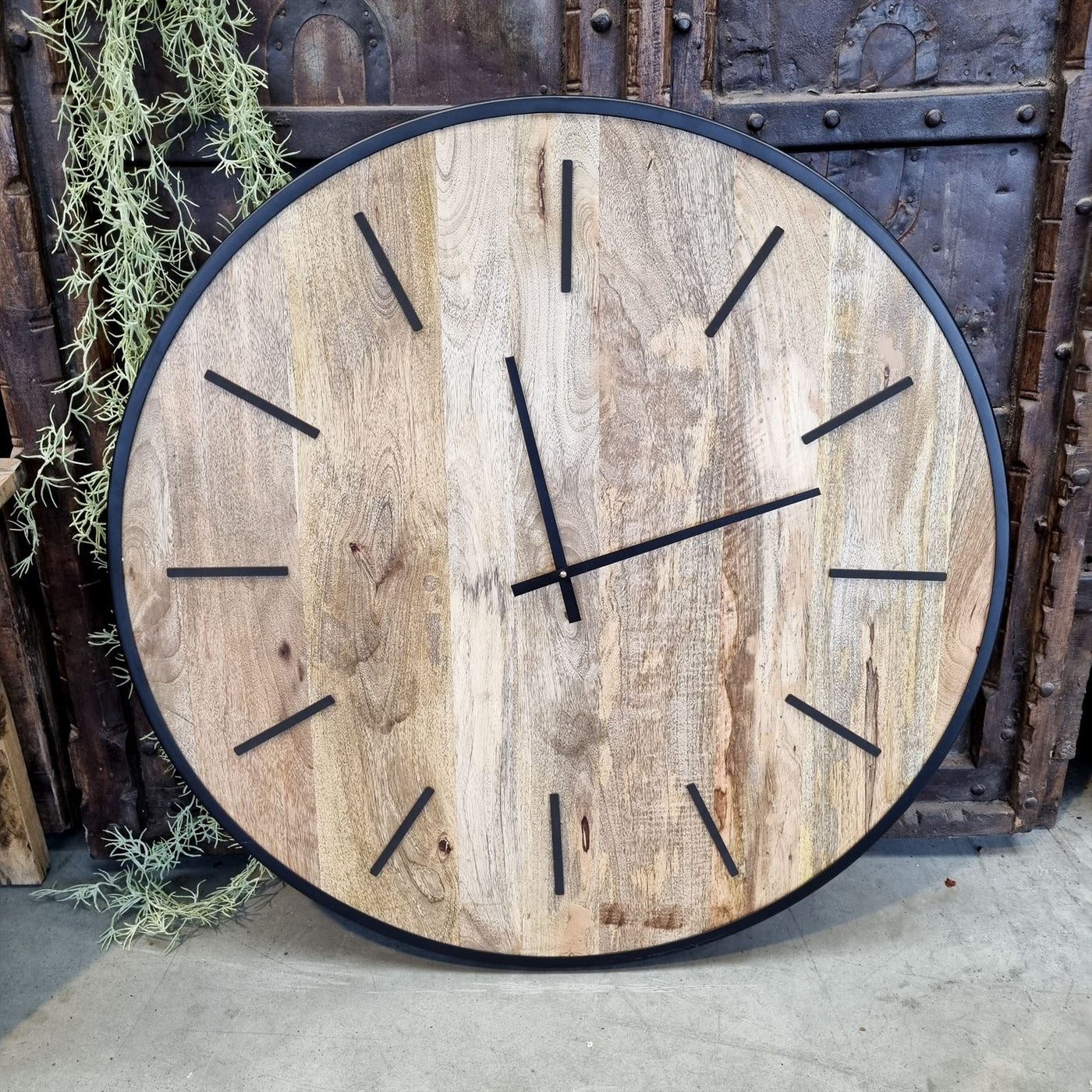 Wanduhr Mangoholz, Groß