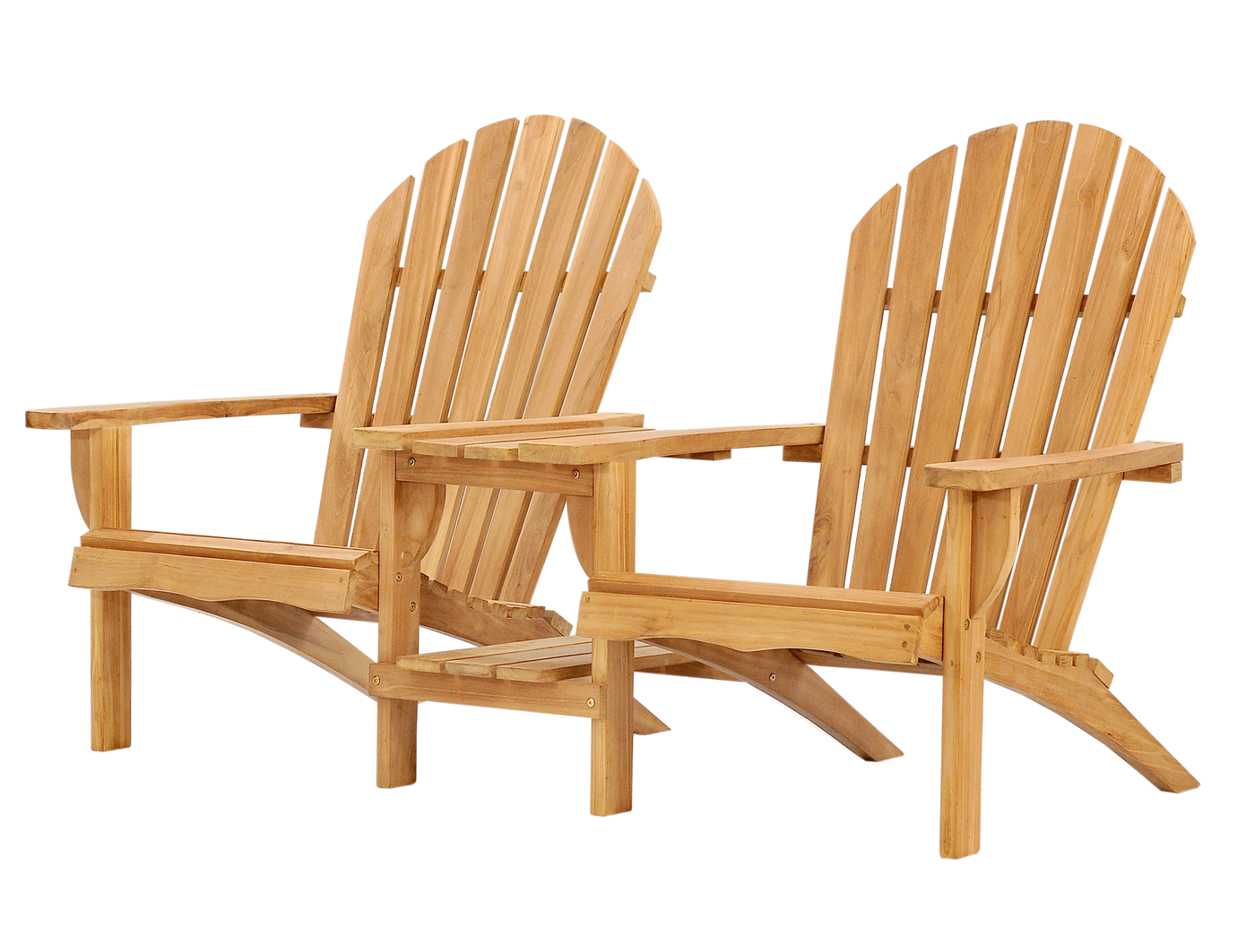 Bear Chair Loveseat, Teakholz