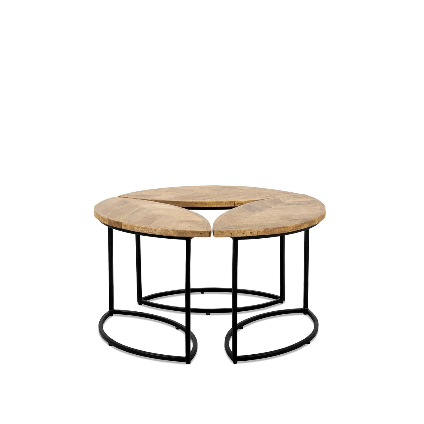 Leaves Couchtisch-Set, 3 Tische