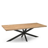Rechteck Esstisch 25+25, Mangoholz