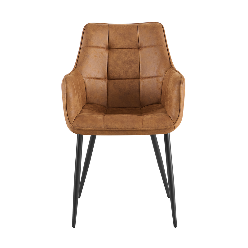 Esszimmerstuhl Lucille Arm Cognac