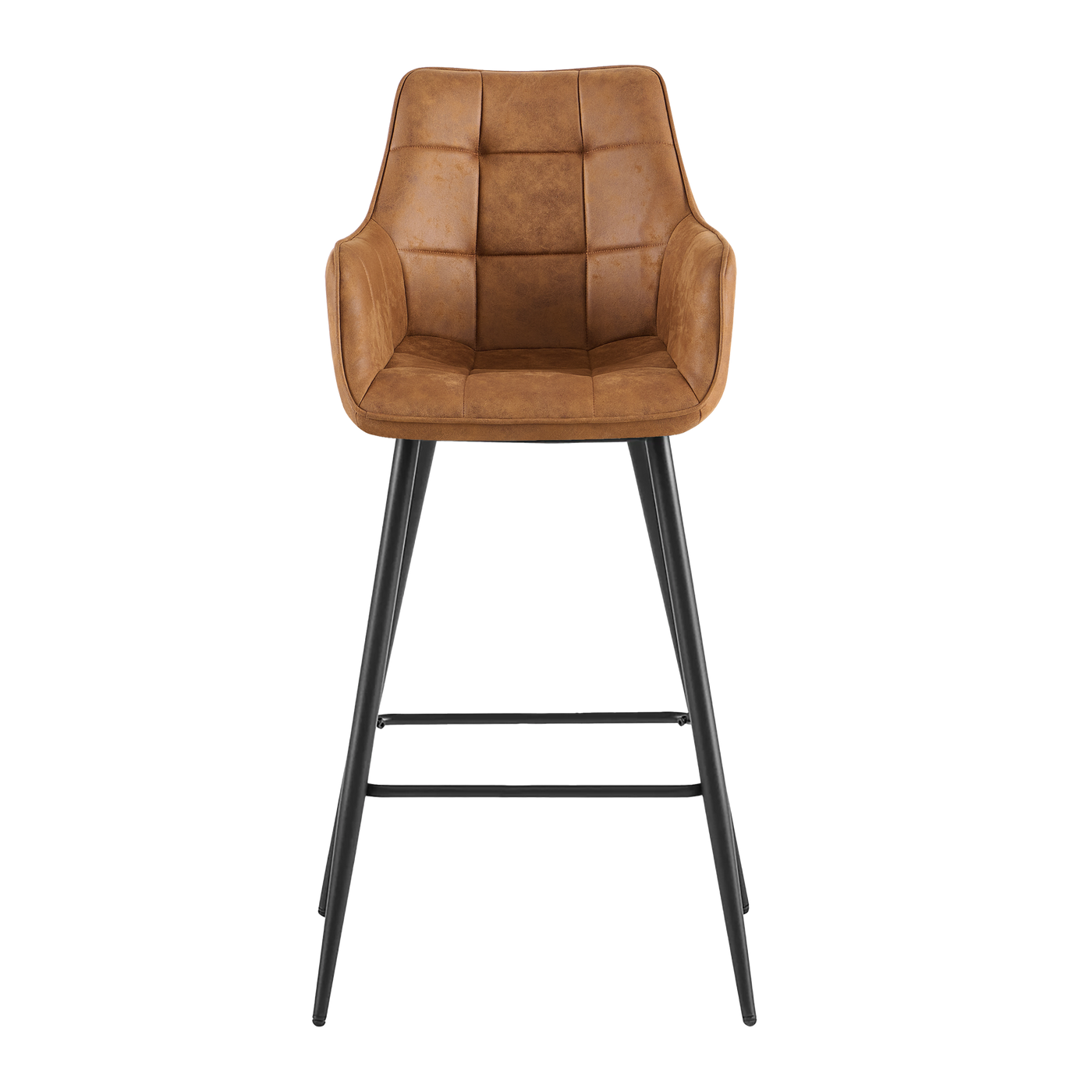 Barhocker Lucille Arm Cognac