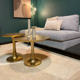 Couchtisch Amara Gold Aluminium 45 cm