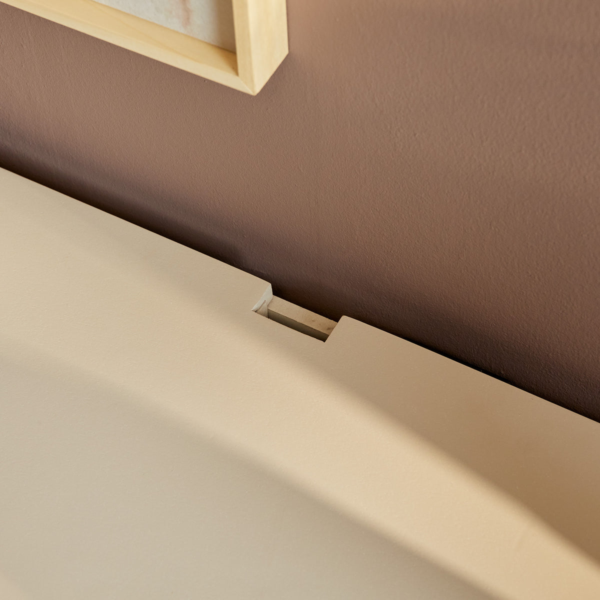 Hänge-TV-Lowboard Vison Sand Mangoholz 200 cm