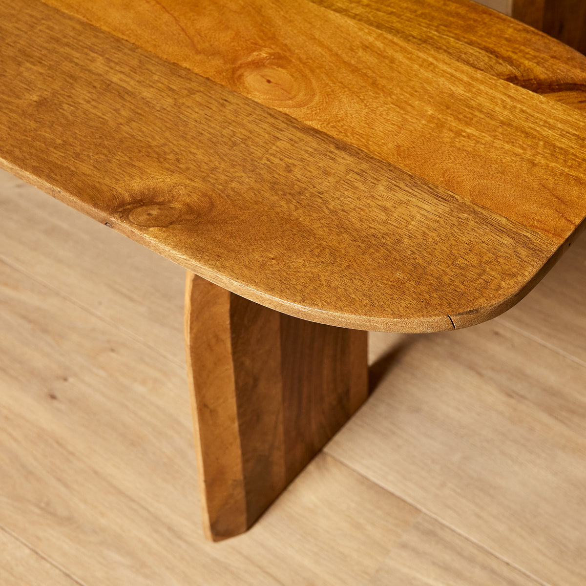 Esszimmerbank Tense Natur Mangoholz 280 cm