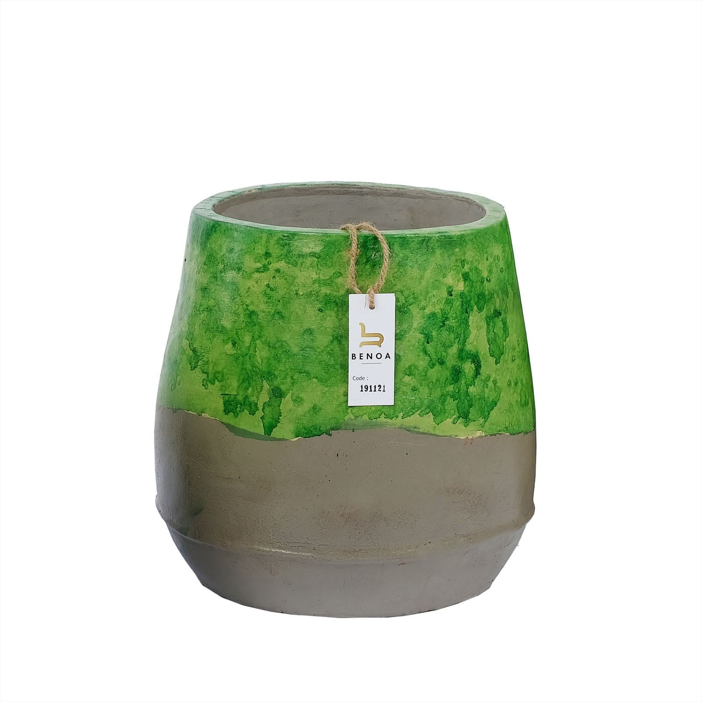 Keramikvase Grün, Mittel
