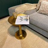 Couchtisch Amara Gold Aluminium 45 cm