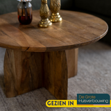 Couchtisch rund Tense Natur Mangoholz in 2 Größen