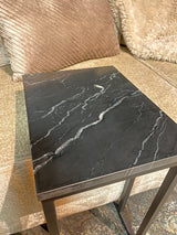 Slider Nova Schwarz Marmor 40 cm