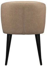 Chaise en similicuir Fiori 2 couleurs Sable Anthracite