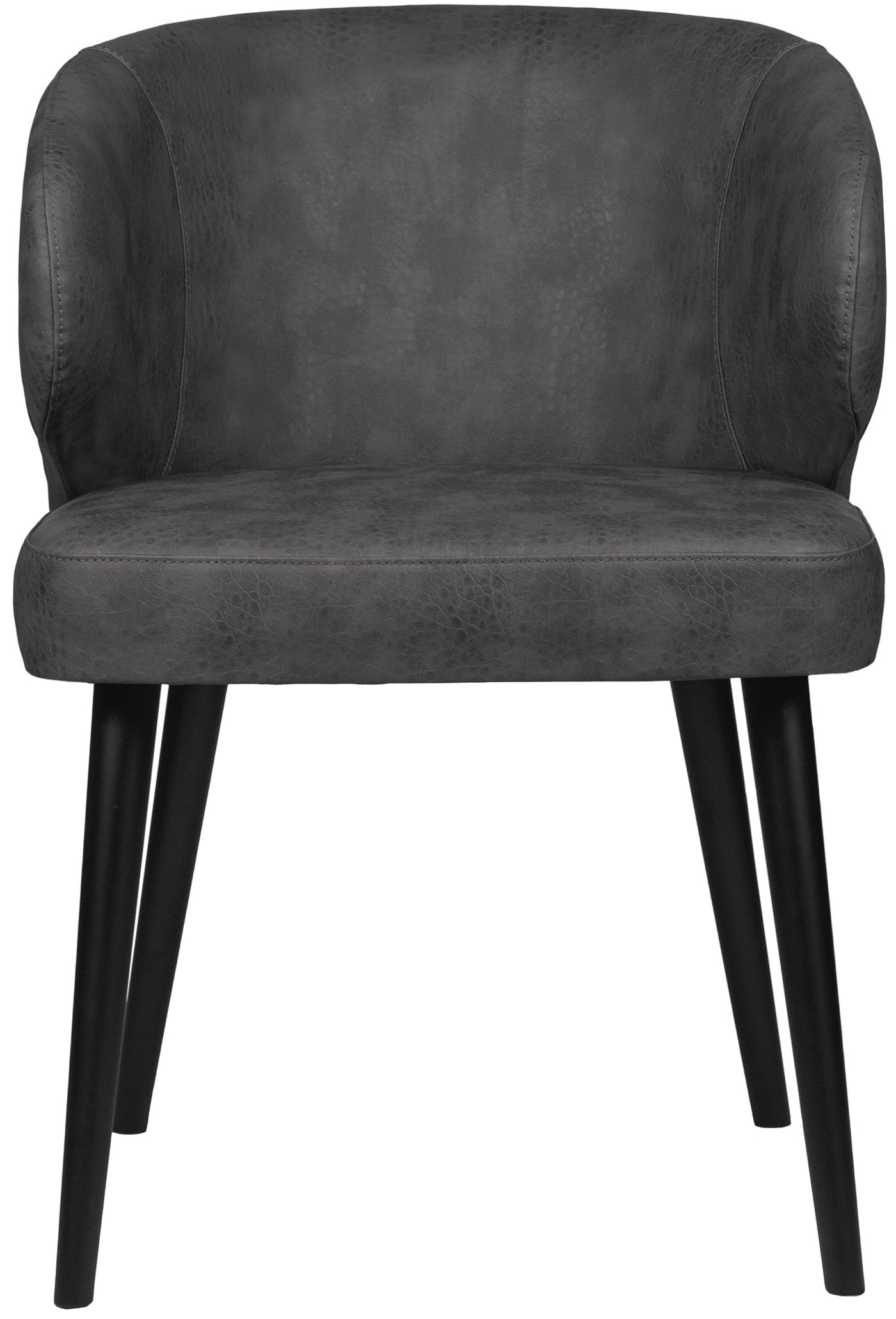 Chaise en similicuir Fiori 2 couleurs Sable Anthracite