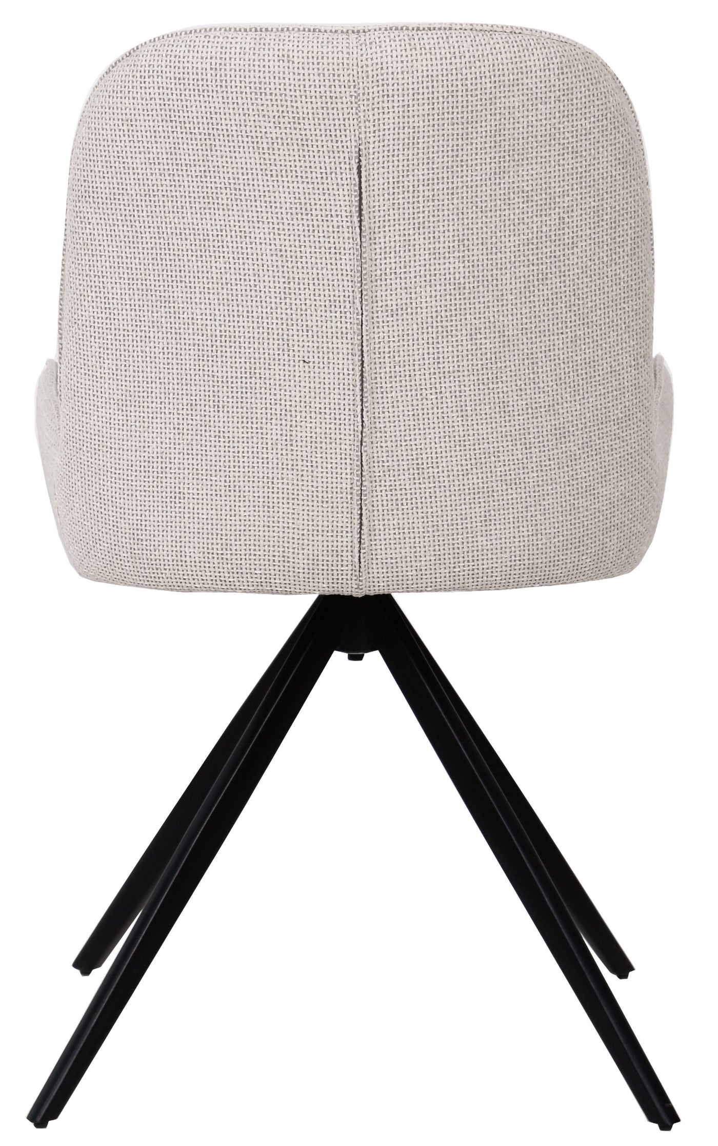 360 Grad Esszimmer Stuhl Leander Teddy Stoff in 3 Farben Cream Beige Rust drehbar
