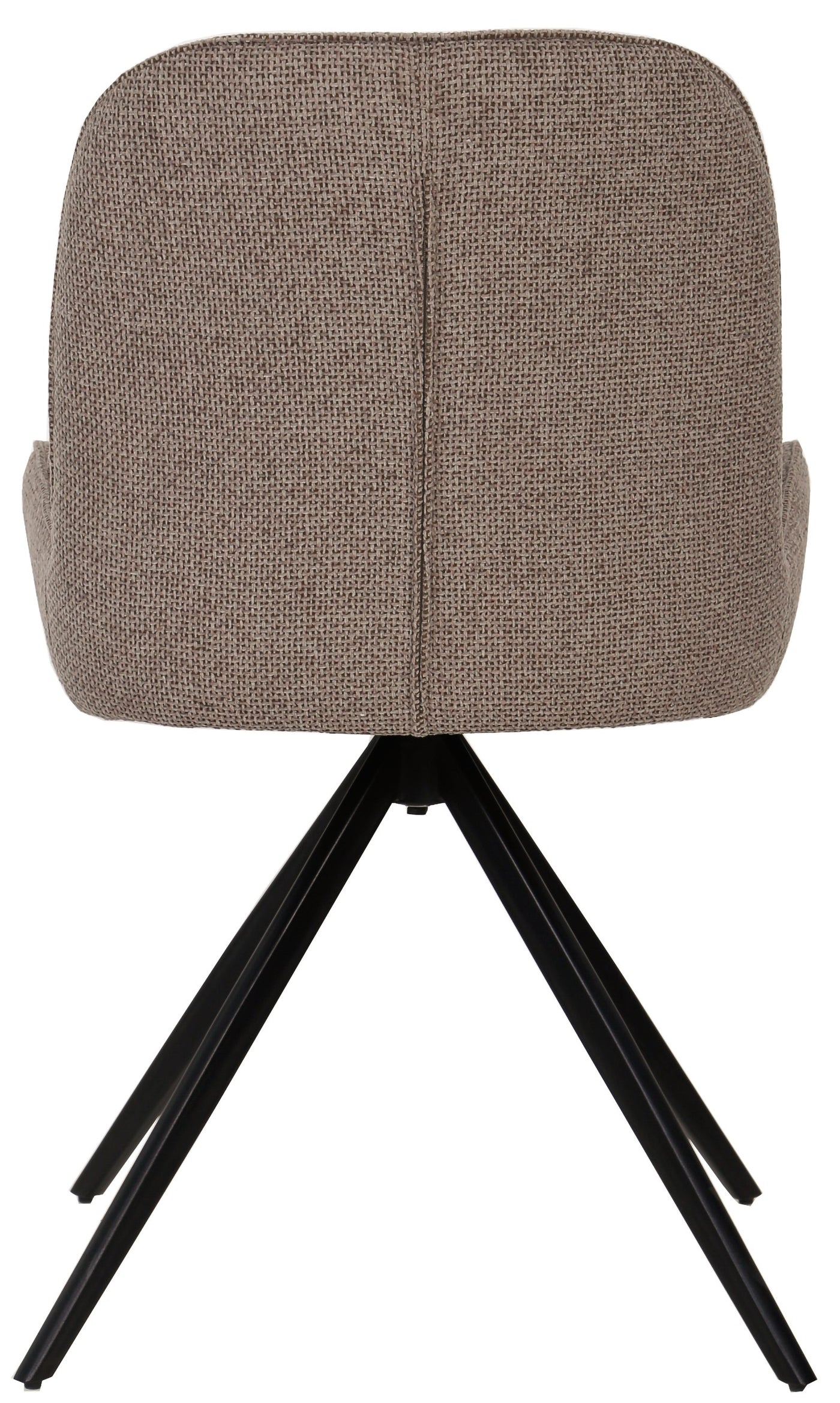 360 Grad Esszimmer Stuhl Leander Teddy Stoff in 3 Farben Cream Beige Rust drehbar