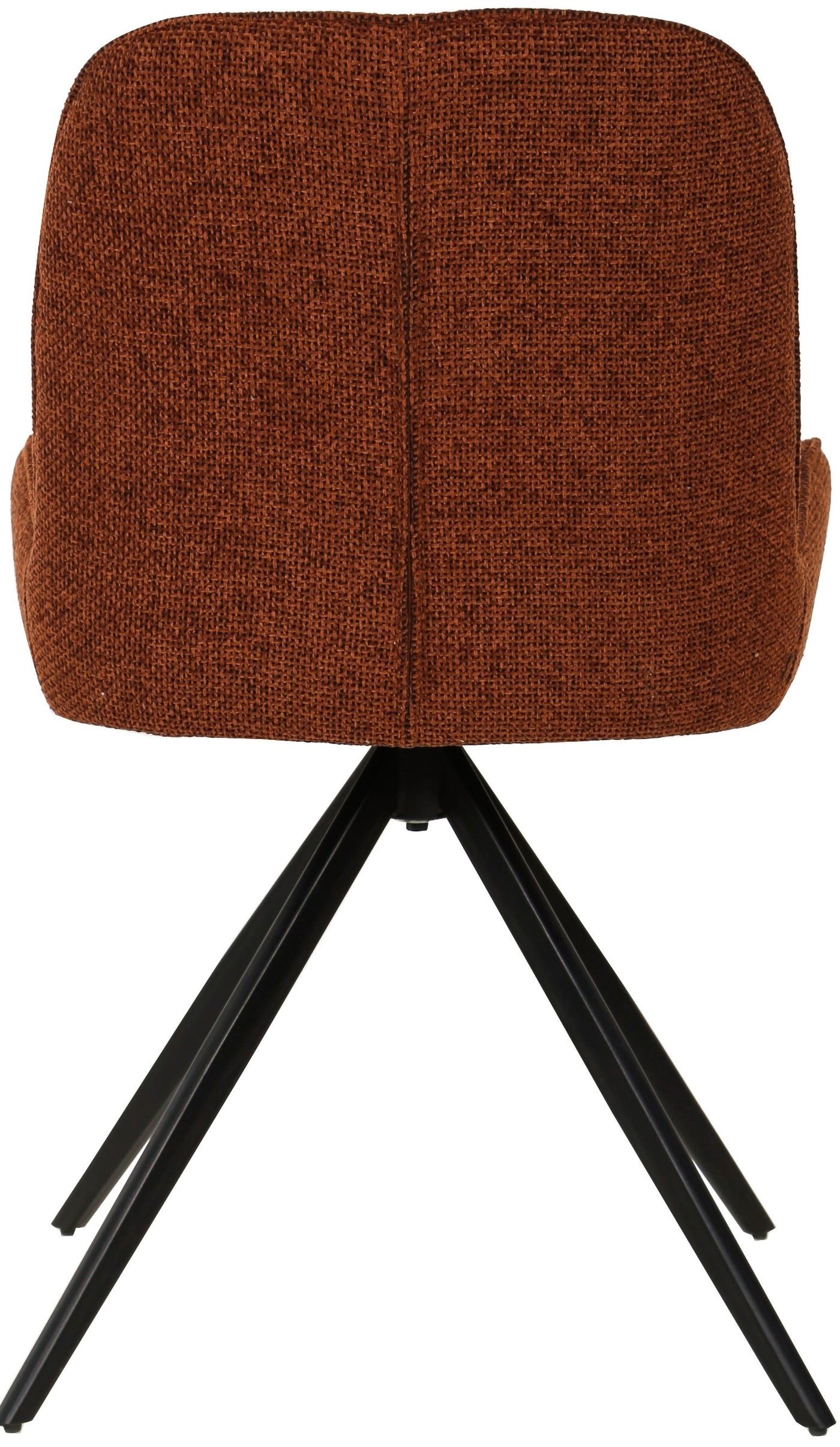 360 Grad Esszimmer Stuhl Leander Teddy Stoff in 3 Farben Cream Beige Rust drehbar