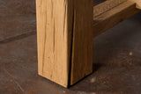 Table monastère Hugo en vieux chêne rustique 250 & 300 à 500 cm avec piètement en bois