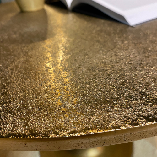 Couchtisch Amara Gold Aluminium 45 cm