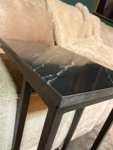 Slider Nova Schwarz Marmor 40 cm