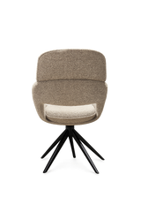 Drehbarer Esszimmer Stuhl Martin Mikrostoff in 4 Farben hellgrau beige taupe graugrün