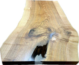 Plateau de table en frêne noble, 180 cm, 5 cm d'épaisseur massive, utilisable comme bureau ou table à manger