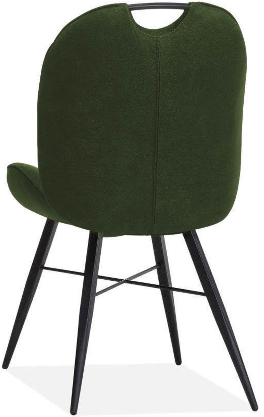 Shelty Mikrofaser Stuhl in 3 Farben Cognac-Braun Grün Anthrazit