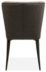 Teddy Stoff Stuhl Foury in 4 Farben Toffee-Grau Weiss Anthrazit Rhino