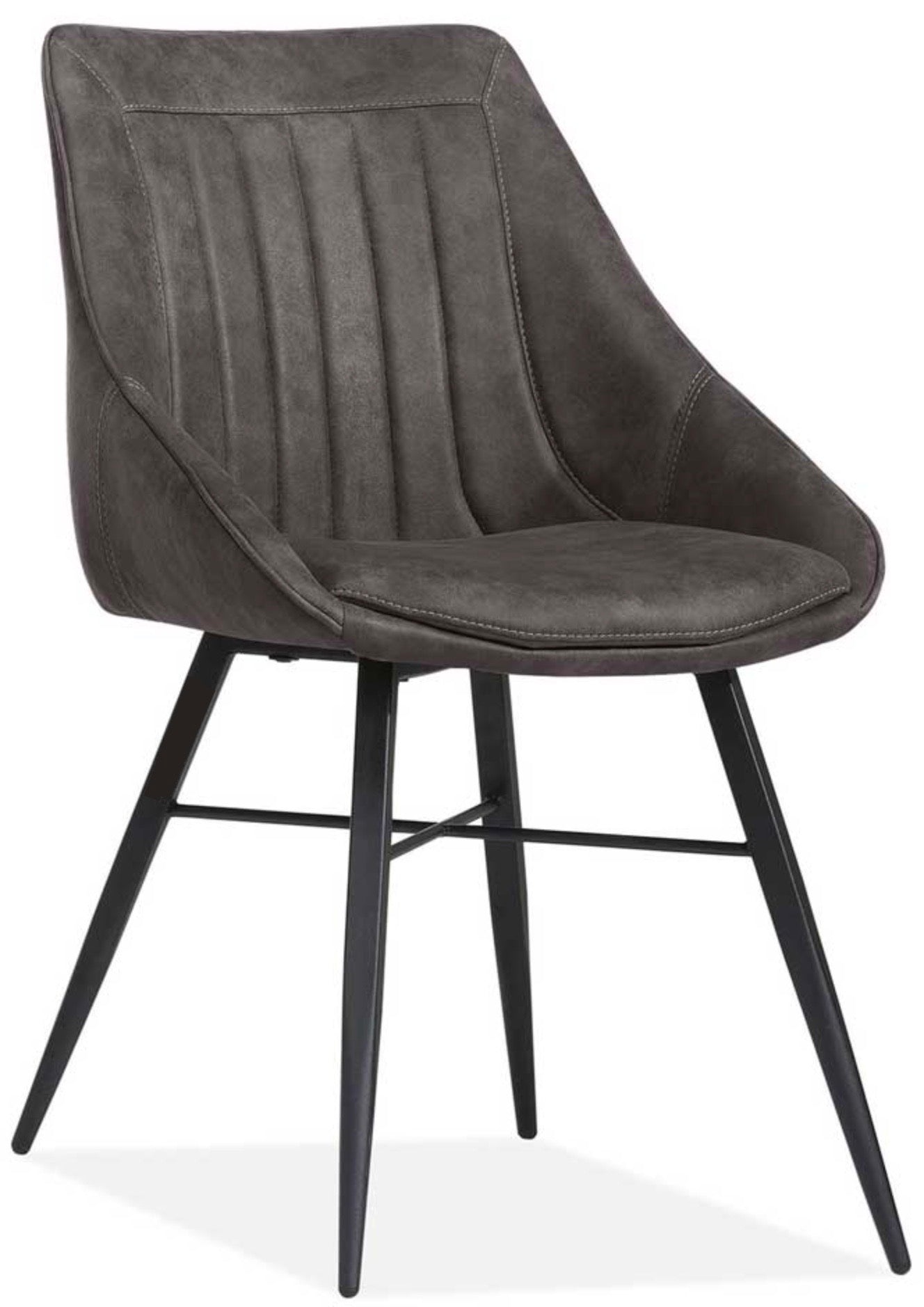 Chaise en velours Trufan en 4 coloris : Cognac, Marron, Vert, Anthracite, Taupe