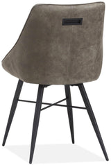 Chaise en velours Trufan en 4 coloris : Cognac, Marron, Vert, Anthracite, Taupe