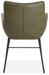 Design Armlehnen Stuhl Kay Echt Leder in 34 Farben und 3 Gestellvarianten Drehbarer Lederstuhl