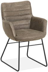 Fauteuil design Kayden en cuir véritable disponible en 34 coloris et 3 variantes de piétement. Chaise en cuir pivotante.
